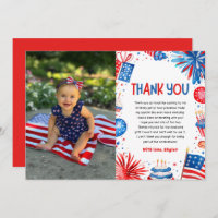 4th Of July Patriotic Red White and Blue Birthday