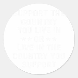 4th Of July Patriotic Shirt1 Classic Round Sticker