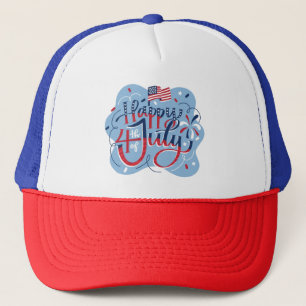 4th of July Patriotic Trucker Hat