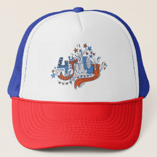 4th of July Patriotic Trucker Hat