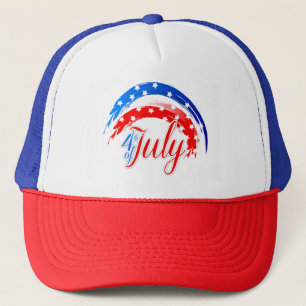 4th of July Patriotic Trucker Hat