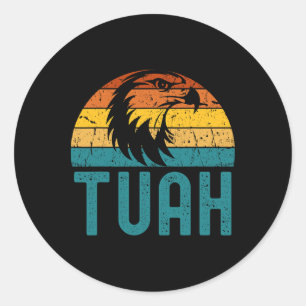 4th Of July Patriotic Usa Hawk Tuah Spit On That T Classic Round Sticker
