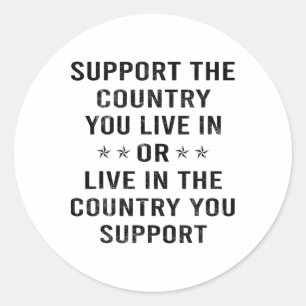 4th Of July Patriotic Usa Independence Shirt Classic Round Sticker