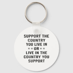 4th Of July Patriotic Usa Independence Shirt Key Ring