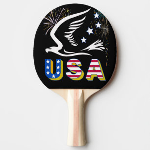 4th of July Ping Pong Paddle