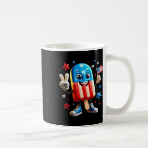 4th Of July Popsicle Usa Flag Patriotic Front And Coffee Mug