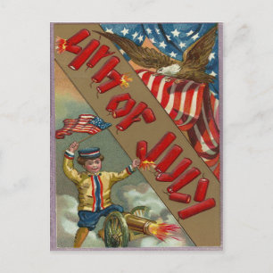4th of July Postcard
