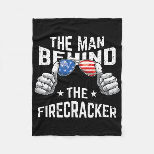 4th Of July Pregnancy Shirt The Man Behind The Fir Fleece Blanket