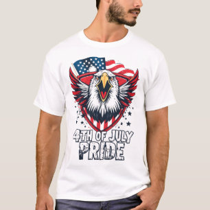 4th of July Pride Independence Day T-Shirt