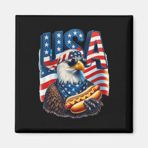 4th Of July Pride Patriotic Bald Eagle Us American Magnet