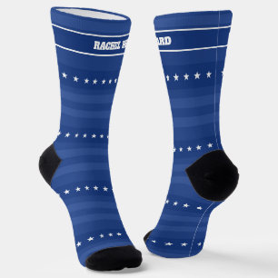 4th of July Red and Blue Socks