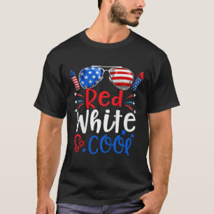 4th Of July Red White And Cool Patriotic Boys Kids T-Shirt