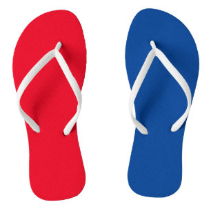 4th of July Red White Blue Summer Vacation Beach Thongs