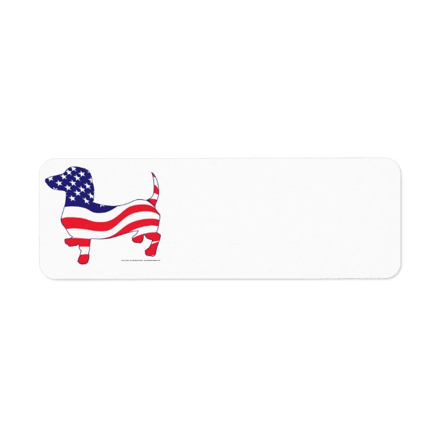 4th of July Return Address Label (Front)