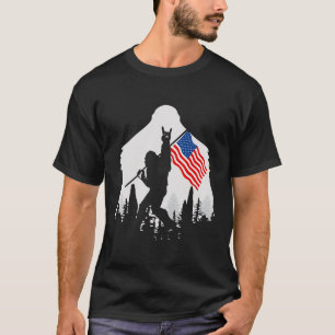 4th Of July Shirt Bigfoot Sasquatch Usa American F