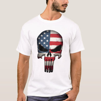 4th Of July Shirt For Women Men American Flag Skul