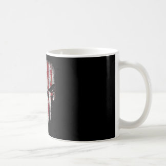 4th Of July Shirt For Women Men American Flag Skul Coffee Mug