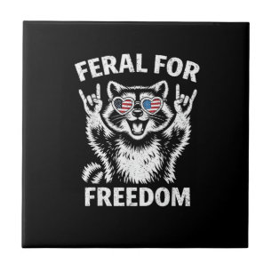 4th of July Shirt Freedom Patriotic Men Women Dist Ceramic Tile