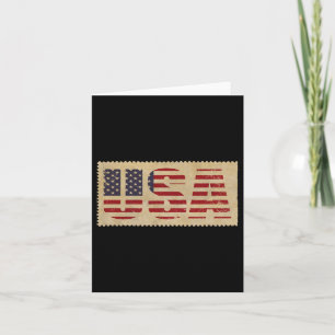 4th Of July Shirt Usa Flag United States Independe Card