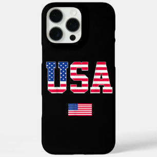 4th of July Shirt USA Patriotic US American Flag W iPhone 16 Pro Max Case