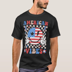 4th Of July Shirt Womens Men Kids American Vibes P