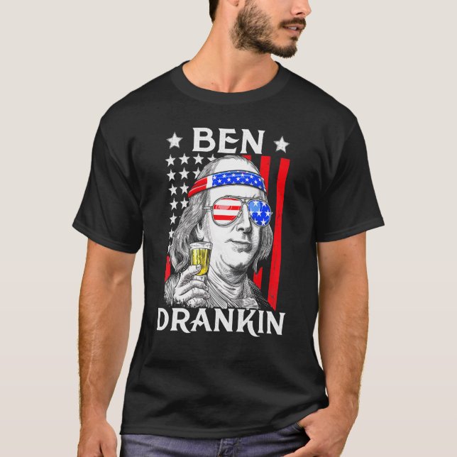 4th Of July Shirts For Men Ben Drankin Benjamin Fr (Front)