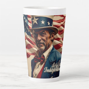 4th of July – Spirit of Independence Latte Mug