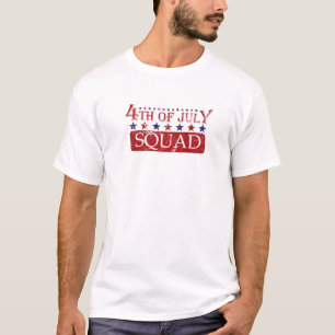 4Th Of July Squad Cool Patriotic 4Th July Crew Men T-Shirt