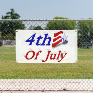 4th of July Stars and Stripes  Banner