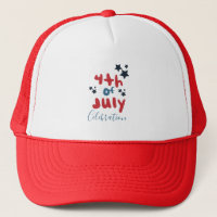 4th of July Stars BBQ Party Hand Lettering