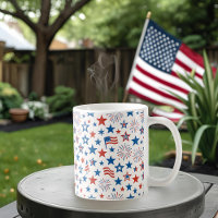 4th of July Stars & Fireworks Mug