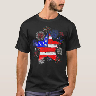 4th of July Stars Stripes US Flag Patriotic T-Shirt