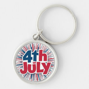 4th of July Sublimation-98146 Key Ring