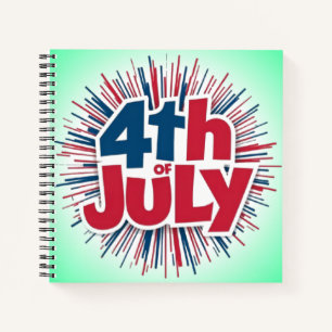 4th of July Sublimation-98146 Notebook