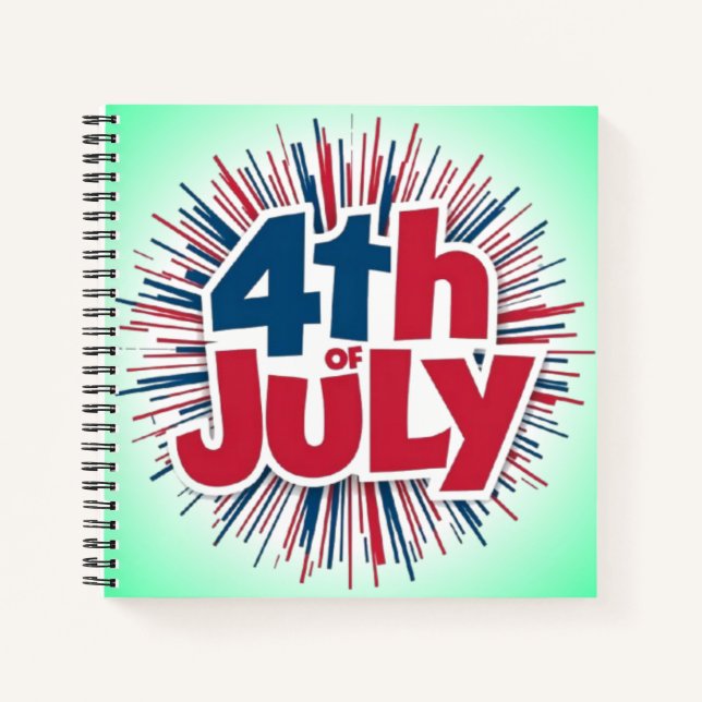 4th of July Sublimation-98146 Notebook (Front)