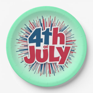 4th of July Sublimation-98146 Paper Plate