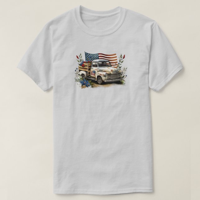 4th Of July T-Shirt (Design Front)