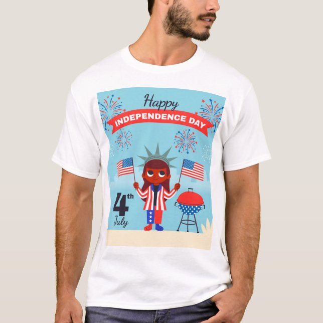 4th of July T-Shirt Design (Front)