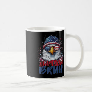 4th Of July Tee All American Bruh Eagle Kids Teen  Coffee Mug