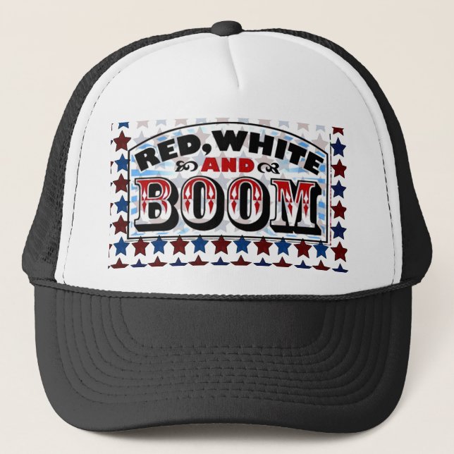 4th of July Template Trucker Hat (Front)