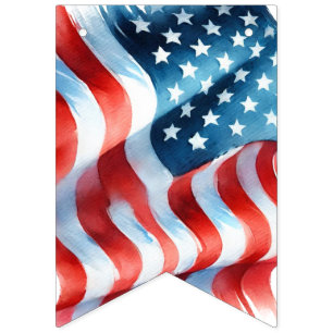 4th of July Theme Patriotic Bunting Bunting
