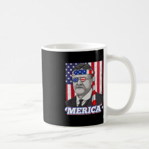 4th Of July Theodore Roosevelt Merica Patriotic US Coffee Mug