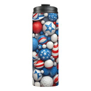 4th Of July Thermal Tumbler