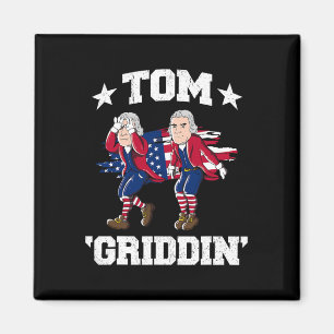 4th Of July Thomas Jefferson Griddy Tom Griddin Magnet