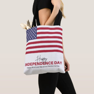 4th of July Tote Bag | USA Flag Tote |