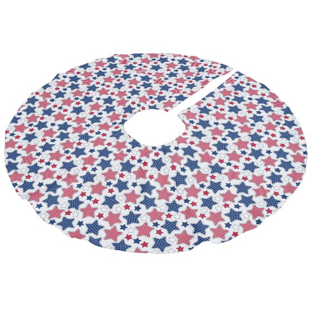 4th Of July Tree Skirt (Angled)