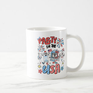 4th Of July Ultrasound Tech Girly Sonographer Tech Coffee Mug