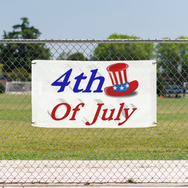 4th of July Uncle Sam Banner (Insitu)