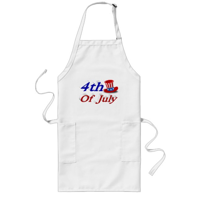 4th of July Uncle Sam Long Apron (Front)