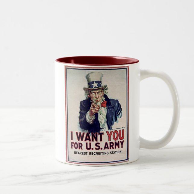 4th of July Uncle Sam Mug (Right)